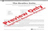 INTERMEDIATE STRING/FULL ORCHESTRA The Beatles Suite ... · Please note