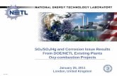 SO /SO /Hg and Corrosion Issue Results From DOE/NETL ...ieaghg.org/docs/General_Docs/TSB_Oxyfuel/04 - Tim Fout.pdf · From DOE/NETL Existing Plants Oxy-combustion Projects January