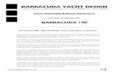 BARRACUDA YACHT DESIGNbarracuda@barracuda-yd.com. 2/3 Similar to the design of Gulets, at the very aft end of the main deck, Turkish traditiondictates plenty of seating and additional