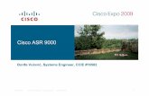 Cisco ASR 9000 · ASR 9000 fabric Fizički se nalazi na RSP-u ali je logički potpuno odvojen Sadrži centralni arbitar za upravaljanje pristupa fabric - u Četiri klase za diferencijaciju