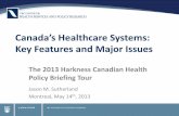 Canada’s Healthcare Systemshealthcarefunding2.sites.olt.ubc.ca/files/2013/05/Canada_Health_Policy_Tour.pdf · Canada’s Healthcare Systems: Key Features and Major Issues The 2013