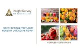 SOUTH AFRICAN FRUIT JUICE INDUSTRY …...REPORT OVERVIEW 5 The South African Fruit Juice Industry Landscape Report (110 pages) provides a dynamic synthesis of industry research, examining