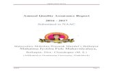 Maharashtra Shikshan Prasarak Mandal’s Ballarpur Mahatma ...mjfballarpur.co.in/AQAR2016-2017.pdf · AQAR (2016-2017) MJFM Page 1 Annual Quality Assurance Report 2016 - 2017 Submitted