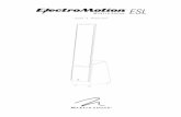 user’s manual - MartinLoganElectroMotion ESL (EM-ESL) speakers, so this sec-tion is provided to allow fast and easy set up. Once you have them operational, please take the time to