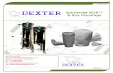 Schroeder SOX™ & Sox Housings - Dexter Biodieseldexterbiodiesel.com/portals/0/sockfilterscat.pdf · 2010-01-08 · ﬁ bers, such as polyester, polypropylene, nylon, aramid, rayon,