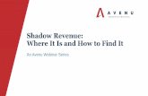 Shadow Revenue: Where It Is and How to Find It · Avenu set up a program that identified all rental property owners and short-term rentals. Avenu was able to get the attention of
