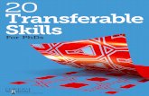 20 Transferable Skills - Cheeky Scientist®cheekyscientist.com/.../2016/04/20-Transferable-Skills.pdf · 2019-12-08 · 1 information management 4 3 project management 7 4 teamwork