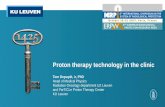 Proton therapy technology in the clinic - ICRP depuydt presentation.pdf · Proton therapy technology in the clinic. Proton therapy (PT) ... “Based on ballistics: Obvious advantage