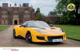 PERFORMANCE MANUAL AUTOMATIC · With the Evora 400 nothing is superfl uous, it’s designed to perform with no compromise, refl ecting the true legendary Lotus racing heritage and