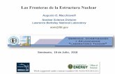Las Fronteras de la Estructura Nuclear · Nowacki and Poves, PRC 79, 014310 (2009); Doornenbal et al., PRL 111, 212502 (2013) The neutron-rich Mg isotopes from N=20 to N=28 are deformed.