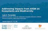 Addressing Impacts from ASGM on Ecosystems and Biodiversity Get the latest updates with # Addressing