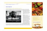 EDEN - Northern Michigan University · English Department Electronic Newsletter November 2014 Northern Michigan University EDEN ONE BOOK, ONE COMMUNITY ... I talked to two high school
