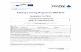 Lifelong Learning Programme 2007-2013 Leonardo da Vinciebm-unity.pc.unicatt.it/download/EBMTTT_2007_Interim_Report.pdf · Note: Where requested, please insert codes and descriptions