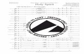 Full Score Holy Spirit - Amazon S3...B?? b b # b ## # ## # # b b b b b b b b b b Fl. 1,2 Ob. Clar. 1,2 Bass. A. Sax T. Sax B. Sx. Tpt. 1 Tpt. 2 & 3 Fr. Horn 1,2 Tbn. 1,2 Tbn. 3/Tuba