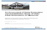 An Assessment of Home Renovation and Rehabilitation …An Assessment of Home Renovation and Rehabilitation Needs of Older Adult Homeowners in Minnesota . ... (MN Department of Human