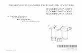 69-2379 A: Reverse Osmosis Filtration System · 2014-04-09 · 3 REVERSE OSMOSIS FILTRATION SYSTEM This Reverse Osmosis (RO) filtration system removes dissolved solids and organic