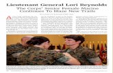 Lieutenant General Lori Reynolds · Marines Hymn is played during a morning colors ceremony aboard Parris Island. MajGen Lori E. Reynolds discusses how the sea services are devoting