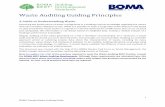 Waste Auditing Guiding Principles - BOMA Canadabomacanada.ca/wp-content/uploads/2016/09/BOMA-Canada... · 2019-11-29 · At a minimum, the sample size selected must capture at least