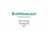 Biopsychology - MISS PASLAWSKImisspaslawski.weebly.com/uploads/6/1/2/0/61206579/biopsychology_slides.pdf · Sensory cortex. Lesson 2: Structures of the brain . There was a green house.