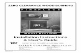 Installation Instructions & User's Guide...K6V 5V3 Selkirk Canadian Operations F I R E P L A C E Installation Instructions & User's Guide LISTED TO ULC S610-M87 & UL127(May 2001) M