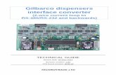 Gilbarco dispensers interface converter Gilbarco dispenser connection scheme Connection through first