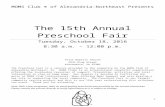 The 15th Annual Preschool Fair - MOMS Club of … Preschool Fair... · Web viewcourtesy, Montessori practical life activities, children’s garden, baking, handwork. In the Episcopal