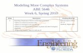 ABE 5643C Biological Systems Modeling 6... · 1) To review how temperature affects biological and agricultural systems 2) To gain insight into modeling temperature effects on biological
