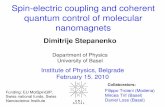 Spinelectric coupling and coherent quantum control of molecular nanomagnets · 2013-09-19 · DiVincenzo criteria: Five criteria that any implementation of a quantum computer must