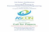 3rd Asian Conference Innovative Energy & Environmental …terasaka/BUDROPE/ASCON... · 2014-03-03 · 3rd Asian Conference on Innovative Energy & Environmental Chemical Engineering