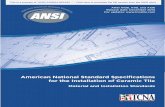 American National Standard Speciﬁcations for the ......American National Standard Approval of an American National Standard requires verification by ANSI that the requirements for