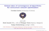 Global rates of convergence of algorithms for nonconvex smooth optimizationoptml.lehigh.edu/files/2016/06/ICML2016_Cartis.pdf · 2016-07-05 · Global rates of convergence of algorithms