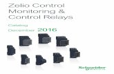 Zelio Control Monitoring & Control Relays · Zelio Control relays monitor and detect abnormal operating conditions concerning phase, current, voltage, frequency, speed, or temperature.