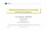 Low-energy proton accelerators - Istituto Nazionale di ...radprot/index_htm_files/Low-energy proton... · Radiation Protection at Low-energy Proton Accelerators Radiation Protection