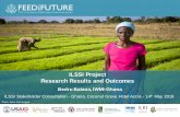 ILSSI Project Research Results and Outcomes · Photo Credit Goes Here ILSSI Project . Research Results and Outcomes. Bedru Balana, IWMI -Ghana . ILSSI Stakeholder Consultation - Ghana,