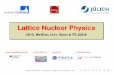 Ulf-G. Meißner, Univ. Bonn & FZ Julic¨ h · Basics of nuclear lattice simulations Results from nuclear lattice simulations Ab initio alpha-alpha scattering New insights into nuclear