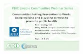 Communities Putting Prevention to Work: walking and ...Communities Putting Prevention to Work: Using walking and bicycling as ways to promote public health Paul Hunting, CDC Mary Balluff,