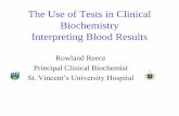 The Use of Tests in Clinical Biochemistry Interpreting ...pairl.ie/doc/The_Use_of_Tests_in_Clinical_Biochemistry.pdf · What is Clinical Biochemistry ? •Disease is frequently caused