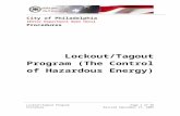Hazardous Energy Lockout/Tagout Procedure Programs... · Web viewAppendix A: Lockout and Tagout Procedure Self-Assessment Checklist Functional supervisors ensure that authorized employees