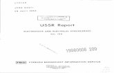 USSR Report - DTIC · 2011-10-11 · NOTE JPRS publications contain information primarily from foreign newspapers, periodicals and books, but also from news agency transmissions and