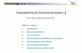 Geometrical Constructions 1...Geometrical Constructions 1 8 Triangles, Special Points, Lines and Circles O G K G O K e P The three altitudes of a triangle meet at a point O.This point