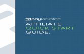 This is a quick-start guide to help affiliates promote PayKickstartPayKickstart... · 2018-08-22 · STEP 3: Get Approved to Promote There are to ways to get affiliate links for vendors