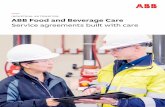 INDUSTRIAL AUTOMATION ABB Food and Beverage …...4 ABB FOOD AND BEVERAGE CARE — 4. We apply expert people, processes and tools to perform services From engaging with ABB’s Collaborative