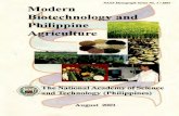 The National Academy of Science and Technology (Philippines) files/Publications... · tuba and tapuy as well as patis, vinegar and bagoong. The scope of biotechnology is wide--from