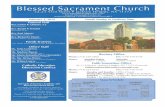 4TH SUNDAY IN ORDINARY TIME - Blessed Sacrament · 2019-12-15 · preparación para recibir la Confirmación. La quinceañera tam-bién deben pertenecer a uno de los servicios para