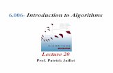 6.006- Introduction to Algorithms · – no polynomial time algorithm in 30 years of trying – it’s exactly as hard as several thousand other important problems – and we haven’t