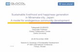 Sustainable livelihood and happiness generation in …tkusago/pdf/japdf/...11.9.19 Sustainable livelihood and happiness generation in Minamata-city, Japan: A model for endogenous community