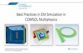 Best Practices in EM Simulation in COMSOL Multiphysics€¦ · Cathode Using COMSOL Multiphysics. Leiming Wang. Konica Minolta Laboratory USA Inc. Product Suite – COMSOL® 5.2.