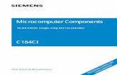 Microcomputer Components - tautec-electronics.de · 2017-06-27 · Controller Area Network (CAN): License of Robert Bosch GmbH C164CI Revision History: 1998-02 Preliminary Previous
