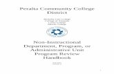 Peralta Community College District · 2015-12-08 · The information gathered during the program review process provides the basis for informed decision making in the Peralta Community
