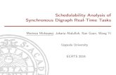 Schedulability Analysis of Synchronous Digraph Real-Time Tasks · Introduction Real-TimeTaskModels: Liu&Layland multiframe(MF) sporadic generalizedMF(GMF) non-cyclic GMF recurringbranching(RB)
